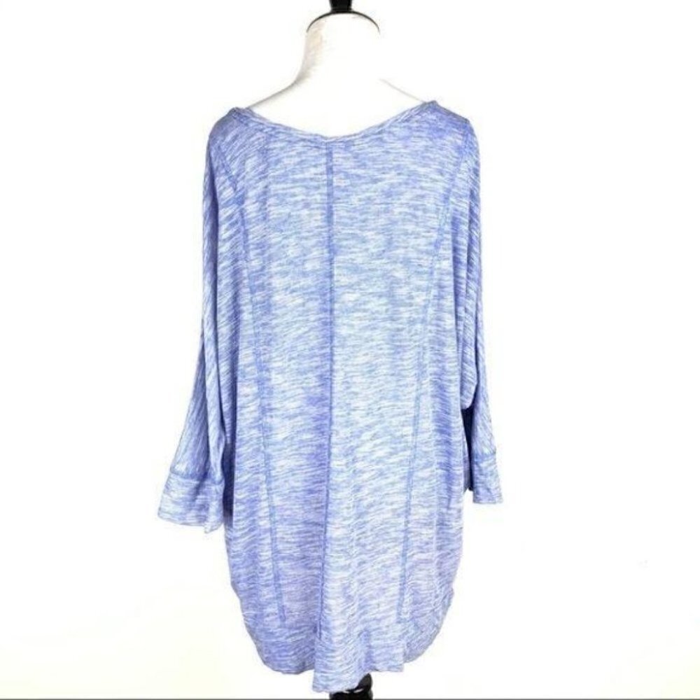 Lane Bryant top size 18/20 blue dolman tunic - Picture 5 of 10